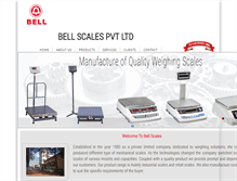 Tablet Screenshot of bellscales.com